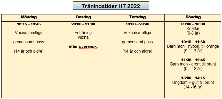 Missa inte schemaändringarna!